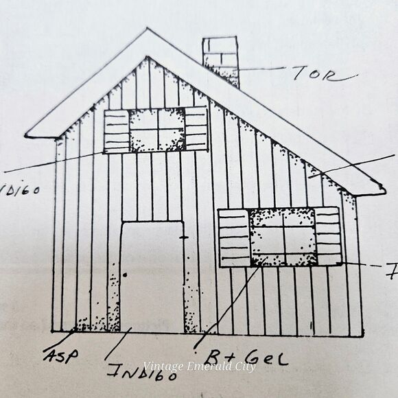 Vtg Corrine's Rural Rustics Ink and Scrub Painting Grace Herr Publications 9316 - Picture 9 of 11